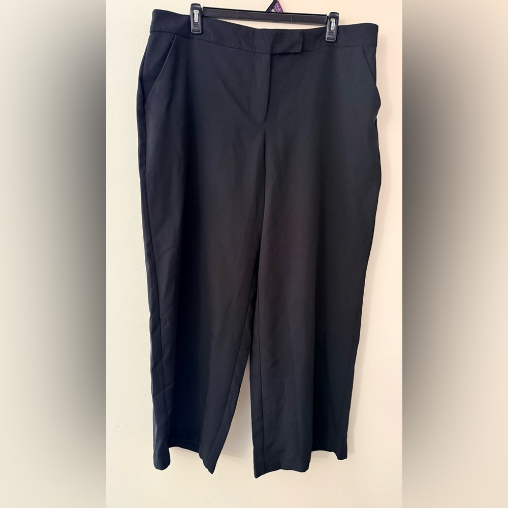 Nordstrom Classic Black Straight Leg Pants, size 3X, New NWT